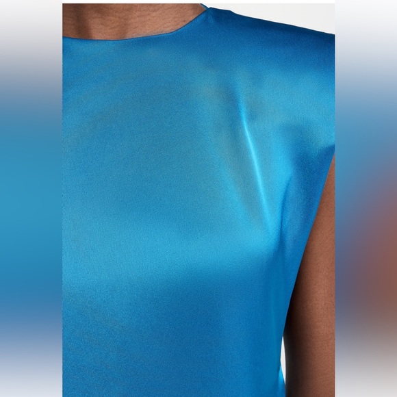 NWT REV The Ayla Shoulder Pad Dress - Picture 5 of 11